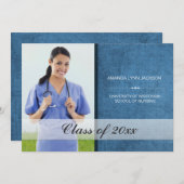 Faire-part photo personnalisée de l'école (Devant / Derrière)