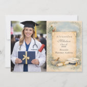 Faire-part Photo Pharmacy Graduate Milestone (Devant)