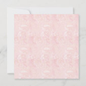 Faire-part photo Pink Paisley Baby (Dos)