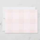 Faire-part Photo Pink Preschool Teddy Bear Graduation (Dos)