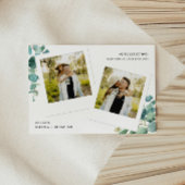 Faire-part Photo Polaroïde moderne Aquarelle Florale Grossess