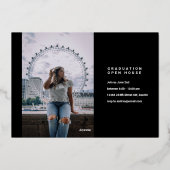 Faire-part photo pour diplômés de la double photo (Verso)