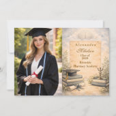 Faire-part Photo Psychology Graduation (Devant)