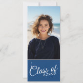 Faire-part photo Royal Blue Moderne (Devant)