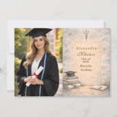 Faire-part Photo Timeless Psychology Graduation (Devant)