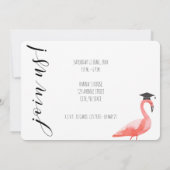 Faire-part photo tropicale de graduation (Dos)