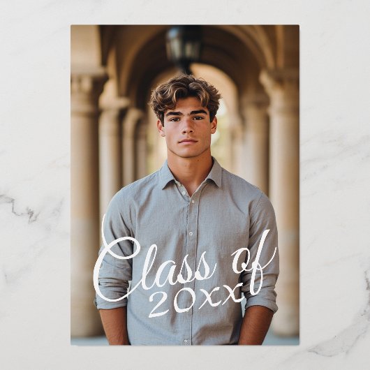 Faire-part photo verticale (Verso)