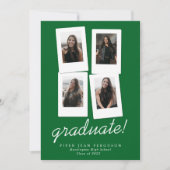 Faire-part Photos Modernes Multiphoto Diplôme (Devant)