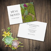 Faire-part Pickly Pear Cactus Nous avons déplacé Simple Rouge