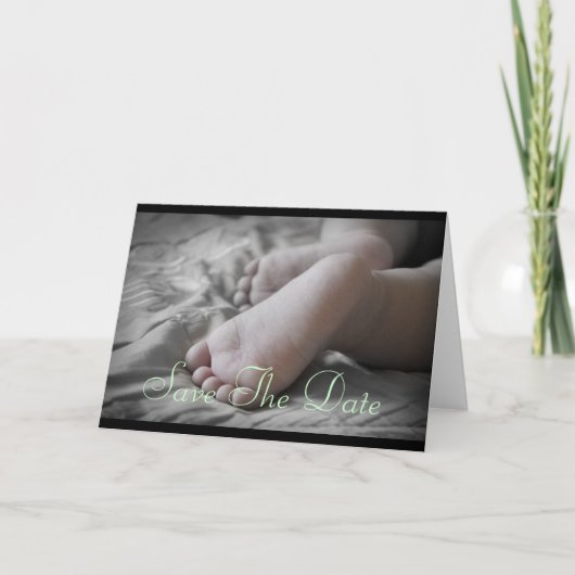Faire-part Pieds de Bébé (Devant)
