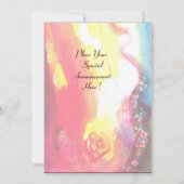 Faire-part PIERO / Nuit de Carnaval de Venise (Dos)