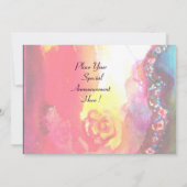 Faire-part PIERO / Nuit de Carnaval Vénitien (Dos)