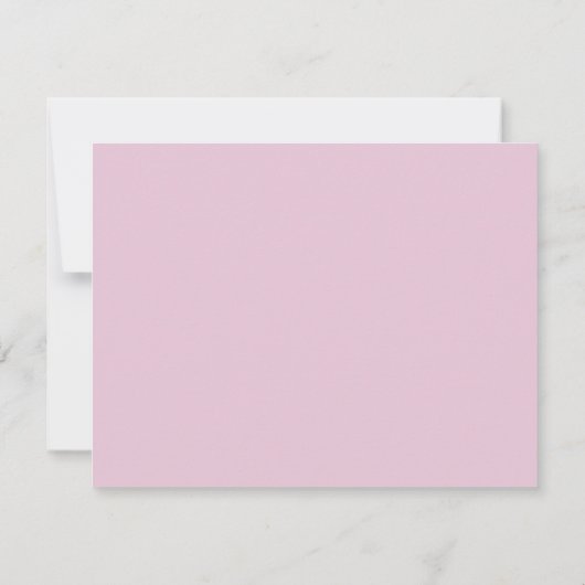 Faire-part Pink Gingham Sailboat Nursery Note Card (Dos)