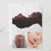 Faire-part Pink Greenerife Présentation de la nouvelle photo  (Dos)