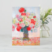 Faire-part Pivoines de Monet (Debout devant)