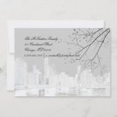 Faire-part PixDezines Chicago Lakeshore/Annonce de déménageme (Dos)