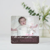 Faire-part PixDezines do-it-yourself couleurs, fotos faire-pa (Debout devant)