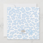 Faire-part PixDezines leopard bleu+éléphant (Dos)