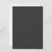 Faire-part Plan de table individuel pour Orange Flowers (Dos)