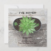 Faire-part Plante Succulent que j'ai déplacé une nouvelle adr (Devant)