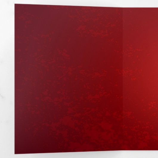 Faire-part pliée à trois lettres (Intérieur en premier)