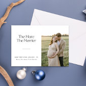 Faire-part Plus La Grossesse De Noël Verte Plus Merrier