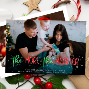 Faire-part Plus Le Merrier   Noël