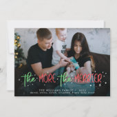 Faire-part Plus Le Merrier | Noël (Devant)