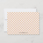 Faire-part Points de Parties scintillant or rose pâle 3x5 Fai (Dos)