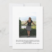 Faire-part Pois de lavande photo (Dos)