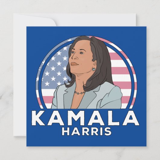Faire-part Politique Kamala Harris (Devant)
