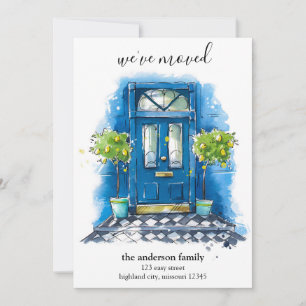 Faire-part Porte Avant Nouvelle Maison, Notre Nouvelle Adress