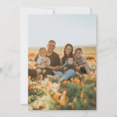 Faire-part Porte fleurie jaune Nous avons déplacé la photo Dé (Dos)