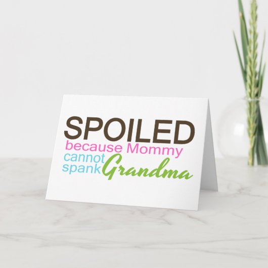 Faire-part Porté Par Grand-Mère (Devant)
