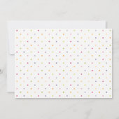 Faire-part Portrait de naissance de petite fille aux animaux (Dos)