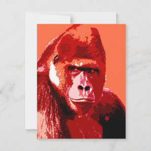 Faire-part Portrait des annonces Gorilla