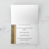 Faire-part Poster de animal Paisley Motif (Intérieur)