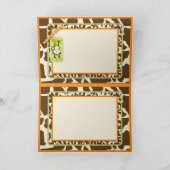 Faire-part Poster de animal Safari Monkey & Pacifier (Intérieur)