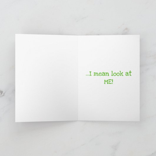 Faire-part Pot Gold Clover Funny Jour de la Saint Patrick Car (Intérieur)