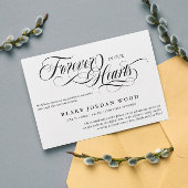 Faire-part Pour toujours dans nos coeurs Baby Memorial