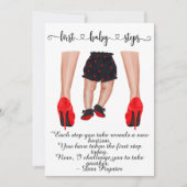 Faire-part Premières étapes pour bébés (Devant)