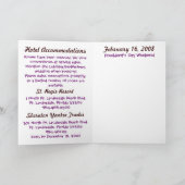 Faire-part Prenez 2 - Enregistrer la Date! (Intérieur)