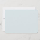 Faire-part Présentation de bébé une photo élégante bleu naiss (Dos)