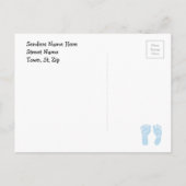 Faire-part Présentation de la nouvelle carte postale de (Dos)