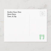 Faire-part Présentation de la nouvelle carte postale Faire-pa (Dos)