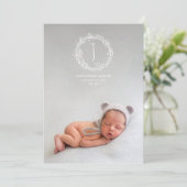 Faire-part Présentation de la photo de la branche dessinée à  (Debout devant)