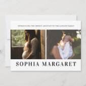 Faire-part Présentation de notre nouvelle photo d'ajout (Devant)