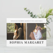 Faire-part Présentation de notre nouvelle photo d'ajout (Debout devant)