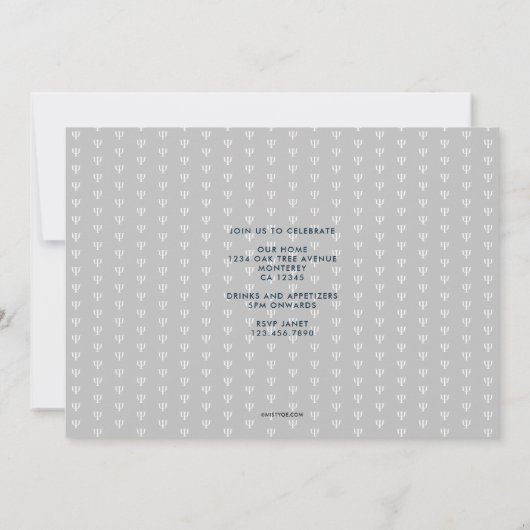 Faire-part Prêt pour l'obtention d'un diplôme en psychologie (Dos)