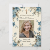 Faire-part Prière commémorative des funérailles catholiques (Devant)